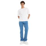 DeFacto Sergio Regular Fit Normal Kalıp Normal Bel Boru Paça Jean Pantolon, 28, F5653AX25AU, Mavi-NM28, Erkek