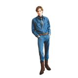 DeFacto Sergio Regular Fit Normal Kalıp Normal Bel Boru Paça Jean Pantolon, 33/32, A6948AX25SP, Mavi-NM28, Erkek