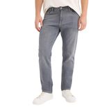 DeFacto Sergio Regular Fit Normal Kalıp Normal Bel Boru Paça Jean Pantolon, 33/32, B7349AX25SP, Gri, Erkek