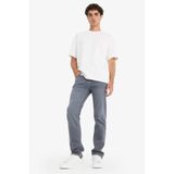 DeFacto Sergio Regular Fit Normal Kalıp Normal Bel Boru Paça Jean Pantolon, 34/32, B7349AX25AU, Gri, Erkek