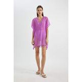 DeFacto Şifon Kimono-Fall in Love Z9958AZ24SM - Mor-PR442