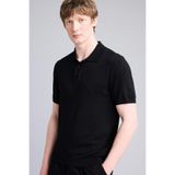 DeFacto Siyah Standart Fit Polo Yaka Kısa Kollu Triko Tişört, S, E3241AX25SP, Siyah-BK27, Erkek