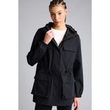 DeFacto Siyah Yağmurluk, S, F7968AX26SP, Siyah-BK81, Kadın