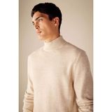 Defacto Slim Fit Balıkçı Yaka Kazak, Xs, R1127AZ23WN, Bej, Erkek