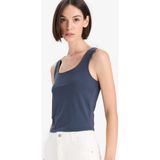 DeFacto Slim Fit Basıc Düz Kare Yaka Atlet C2622AX25AU - Antrasit-AR225 - XL
