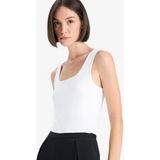 DeFacto Slim Fit Basıc Düz Kare Yaka Atlet C2622AX25AU - Beyaz-WT83