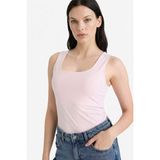 DeFacto Slim Fit Basic Kare Yaka Atlet C2622AX26SP - Pembe-PN38 - XL