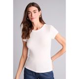 DeFacto Slim Fit Basic Tişört, M, G2761AX26SM, Ekru, Kadın