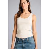 DeFacto Slim Fit Basic Yuvarlak Yaka Atlet, L, I1059AZ26SM, Bej-BG757, Kadın