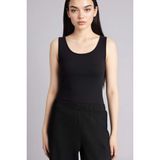 DeFacto Slim Fit Basic Yuvarlak Yaka Atlet, L, I1059AZ26SM, Siyah, Kadın