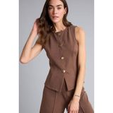 DeFacto Slim Fit Bisiklet Yaka Atlet Kahverengi, 2XL, H5401AX26SP, Kahve-BN271, Kadın