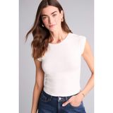 DeFacto Slim Fit Bisiklet Yaka Basic Düz Modal Kısa Kollu Tişört, XL, F0685AX26SM, Ekru, Kadın
