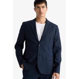 Defacto Slim Fit Blazer Ceket, 46, F7232AX25AU, Lacivert, Erkek