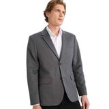 DeFacto Slim Fit Blazer Ceket, 48, Slim Fit Blazer Ceket, Antrasit, Erkek