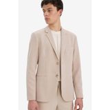 Defacto Slim Fit Blazer Ceket Bej, 56, E3447AX25SM, Bej-BG193, Erkek