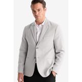 DeFacto Slim Fit Blazer Ceket Gri, 54, E3447AX25SM, Gri-GR323, Erkek