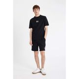 DeFacto Slim Fit Dar Kesim Dar Paça Şort, S, A3893AX24HS, Siyah, Erkek