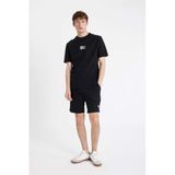 DeFacto Slim Fit Dar Kesim Dar Paça Şort, XS, A3893AX24HS, Siyah, Erkek