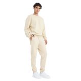 DeFacto Slim Fit Dar Kesim Fermuar Cepli Pike Eşofman Altı, L, D5258AX25SP, Bej-BG155, Erkek