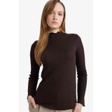 Defacto Slim Fit Dar Kesim Fitilli Kaşkorse Uzun Kollu Tunik F7136ax26spbn340 Kahve-bn340