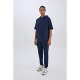 Defacto Slim Fit Dar Kesim Standart Paça Skuba Dalgıç Kumaş Jogger Eşofman Altı, M, Z9112AZ25SP, Lacivert, Erkek