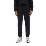 Defacto Slim Fit Dar Kesim Standart Paça Skuba Dalgıç Kumaş Jogger Eşofman Altı, Siyah, L