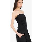 DeFacto Slim Fit Dar Kesim Straplez Siyah Bluz F4425AX25SM - Siyah-BK81