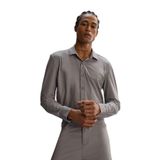 DeFacto Slim Fit Dar Kesim Uzun Kollu Açık Gri Gömlek, L, E9356AX25AU, Gri-GR456, Erkek