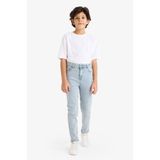 DeFacto Slım Fıt Düz Paça Jean Pantolon Erkek Çocuk F8478A826SM