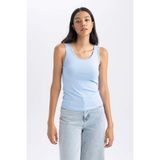 DeFacto Slim Fit Erkek Atlet Mavi, XS, B0652AX23SM, Mavi-BE524