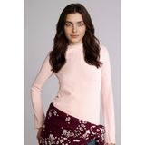 DeFacto Slım Fıt Fitilli Kaşkorse Uzun Kollu Tunik, Pembe, XL