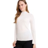 DeFacto Slim Fit Fitilli Kaşkorse Uzun Kollu Tunik, S, F7136AX25AU, Ekru-ER105, Kadın
