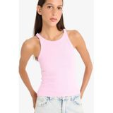 DeFacto Slim Fit Halter Yaka Basic Fitilli Kaşkorse Atlet E2176AX25SP