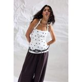 DeFacto Slim Fit Halter Yaka Ekru Atlet I2239AX26AU - Ekru-ER105 - XS