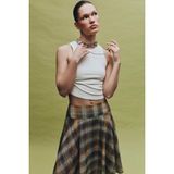 DeFacto Slim Fit Halter Yaka Fitilli Atlet A8859AX26SM - Ekru-ER105