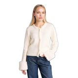 DeFacto Slim Fit Hırka, XL, G8999AX26SP, Beyaz, Kadın
