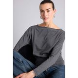 DeFacto Slim Fit Kayık Yaka Uzun Kollu Tişört H6214AX26SP - Siyah-BK81