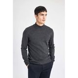 DeFacto Slim Fit Kazak, M, B7851AXNS, Anthracite, Erkek
