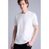 DeFacto Slim Fit Kısa Kollu Beyaz Tişört, 2XL, H3422AX26SP, Beyaz-WT32, Erkek