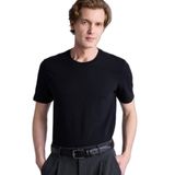 DeFacto Slim Fit Kısa Kollu Siyah Tişört, 3XL, H3422AX26SP, Siyah-BK81, Erkek