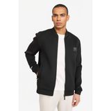 DeFacto Slim Fit Kolej Yaka Bomber Hırka, L, G3005AX26SP, Siyah-BK81, Erkek
