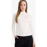 DeFacto Slim Fit Modal Tunik G9242AX26SP - Ekru-ER105