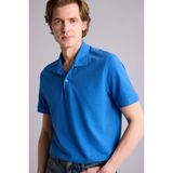 DeFacto Slim Fit Polo Yaka Kısa Kollu Polo Tişört, M, D7665AX26SM, Mavi, Erkek
