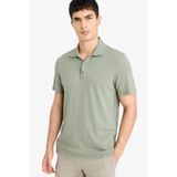 DeFacto Slim Fit Polo Yaka Kısa Kollu Tişört, XL, M6609AZ26SP, Yeşil, Erkek