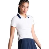 DeFacto Slim Fit Polo Yaka Sporcu Pike Kısa Kollu Tişört, S, H3265AX26SP, Ekru-ER105, Kadın