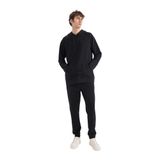 Defacto Slim Fit Sporcu Jogger Eşofman Altı Dar Kesim Standart Paça Basic Düz, L, D8018AX25SP, Siyah, Erkek