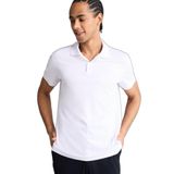 DeFacto Slim Fit Sporcu Pike Polo Tişört, L, D9779AX26SP, Beyaz, Erkek