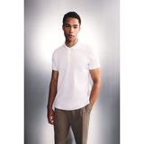 DeFacto Slim Fit Sporcu Pike Polo Tişört, XL, D9779AX26SP, Beyaz, Erkek