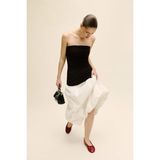 DeFacto Slim Fit Straplez Kırışık Dokulu Bluz H1469AX26SP - Siyah-BK81