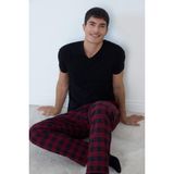 DeFacto Slim Fit V Yaka Fanila, XL, L4884AZ25AU, Siyah-BK27, Erkek